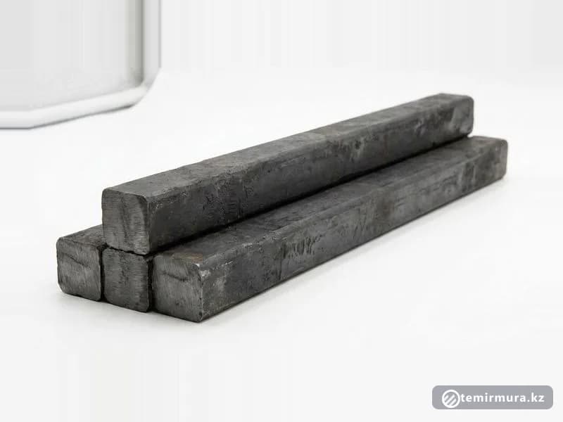 Кованный квадрат У7 20х20 мм — 20×20 мм, склад TEMIR MURA