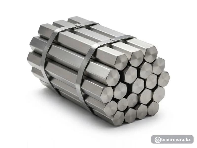 Шестигранник нержавеющий 40Х 11 мм — 40×40 мм, склад TEMIR MURA