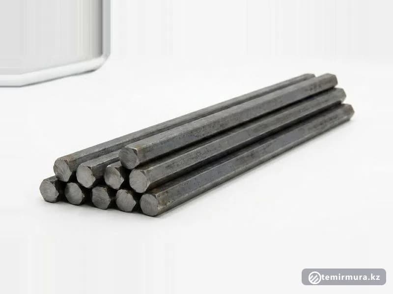 Шестигранник стальной 15Х 28 мм — 15×15 мм, склад TEMIR MURA