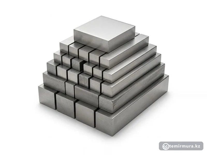 Квадрат нержавеющий AISI 430 20х20 мм — 20×20 мм, склад TEMIR MURA